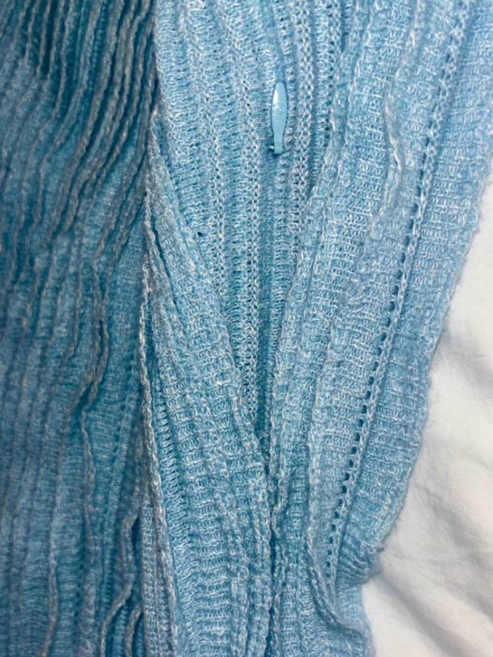 CHANEL Cashmere Blend Pleated Dress – Blue, 2013 Cruise Collection - Picture 10 of 11